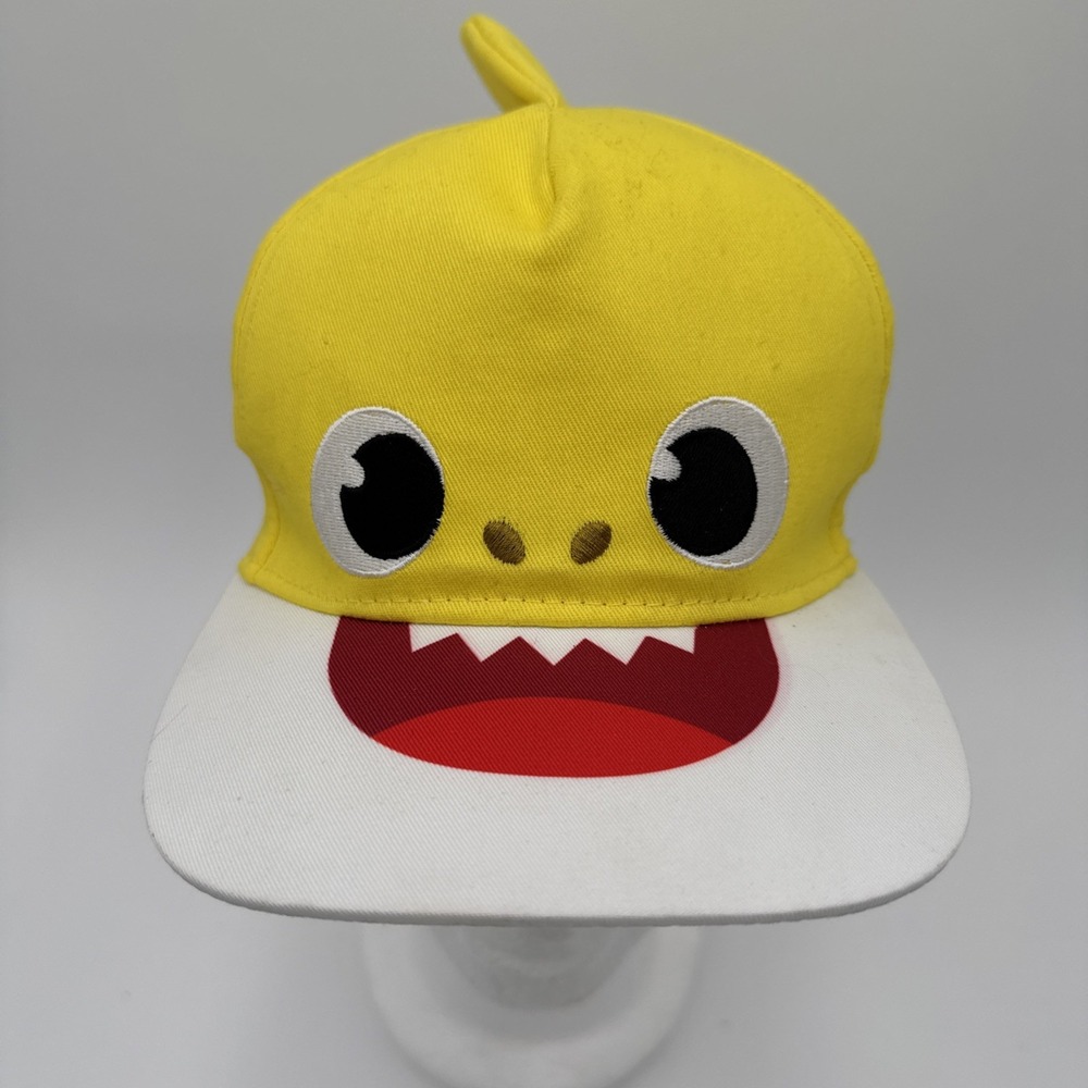 Baby Shark‎ Pinkfong Child's Yellow Embroidered Adjustable Baseball Style Hat